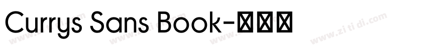Currys Sans Book字体转换